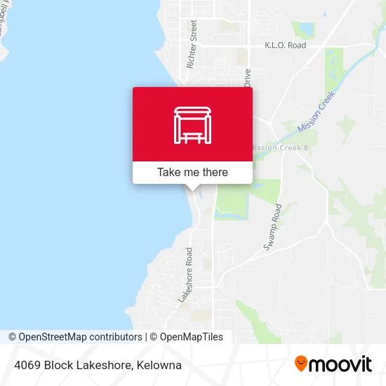 4069 Block Lakeshore map