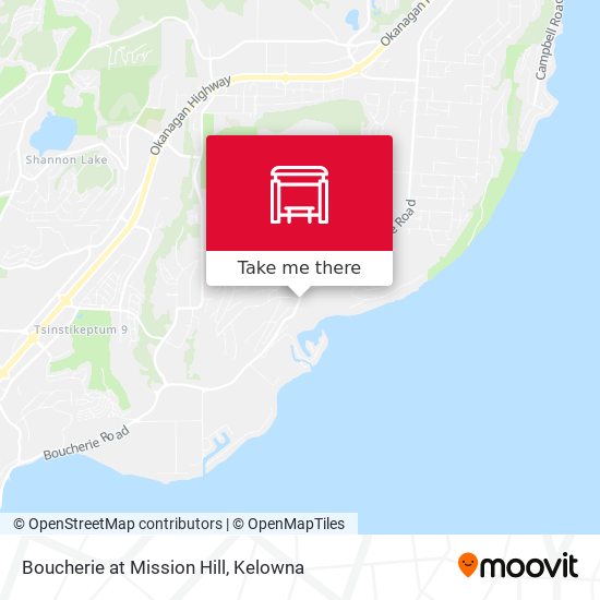 Boucherie at Mission Hill map
