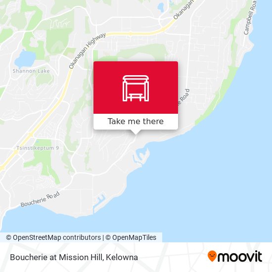 Boucherie at Mission Hill map