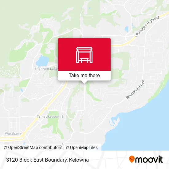 3120 Block East Boundary map