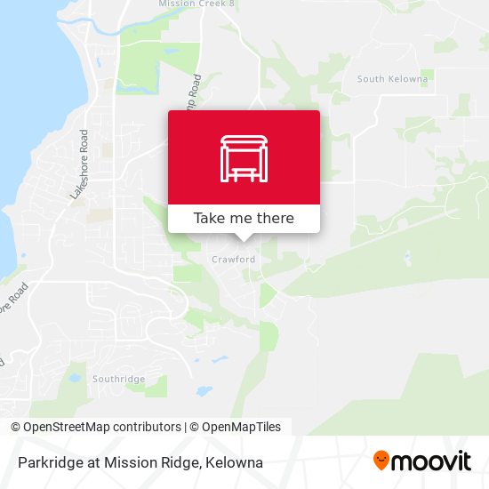 Parkridge at Mission Ridge map