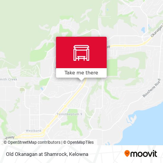 Old Okanagan at Shamrock map