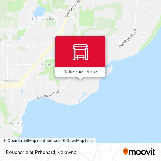 Boucherie at Pritchard map