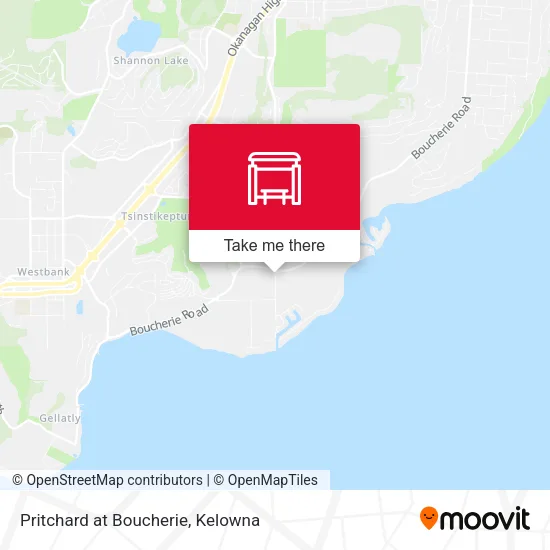 Pritchard at Boucherie map