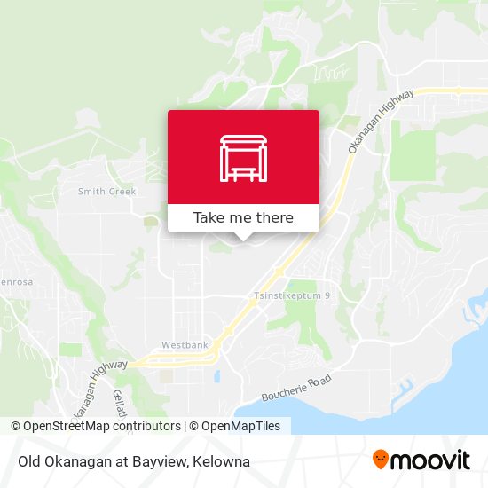 Old Okanagan at Bayview map