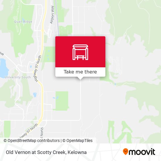 Old Vernon at Scotty Creek map