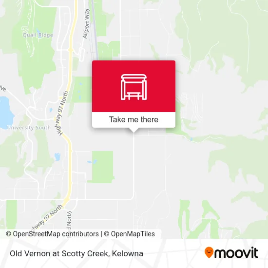 Old Vernon at Scotty Creek map