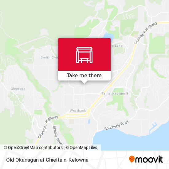 Old Okanagan at Chieftain map