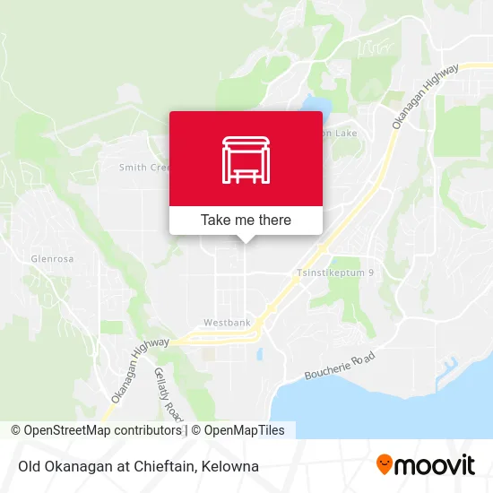 Old Okanagan at Chieftain map