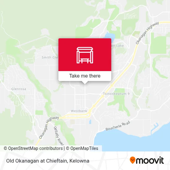 Old Okanagan at Chieftain map