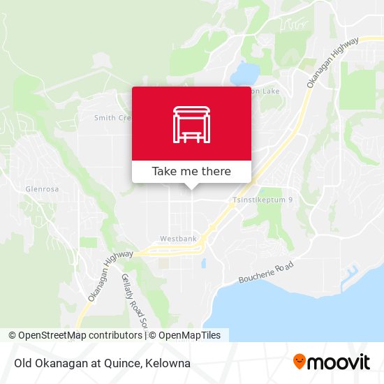 Old Okanagan at Quince map