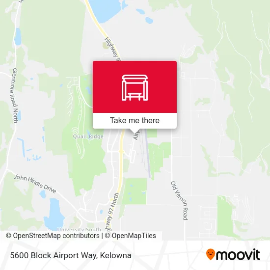 5600 Block Airport Way map