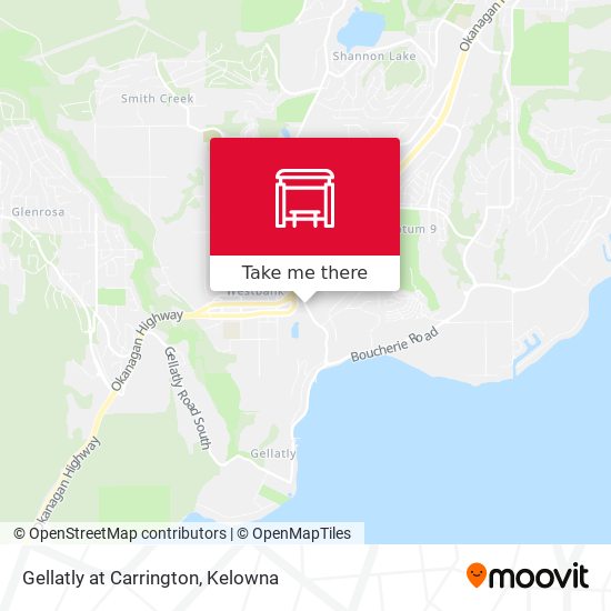 Gellatly at Carrington map