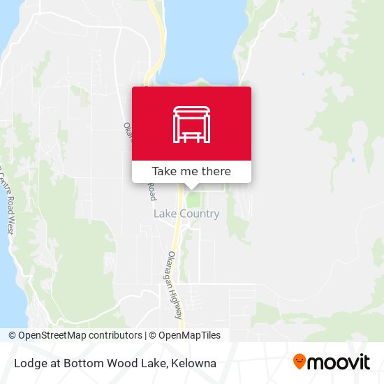 Lodge at Bottom Wood Lake map