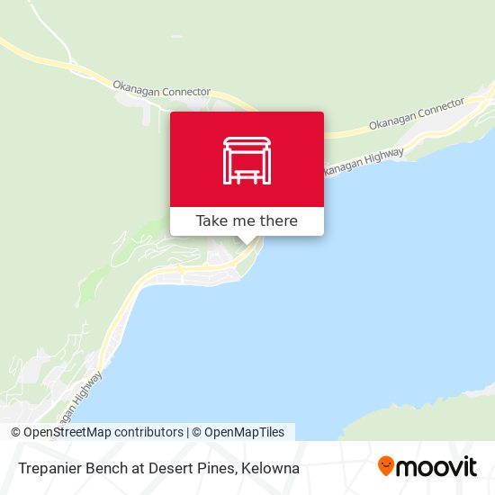 Trepanier Bench at Desert Pines map