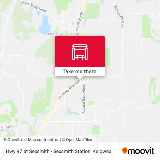 Hwy 97 at Sexsmith - Sexsmith Station map