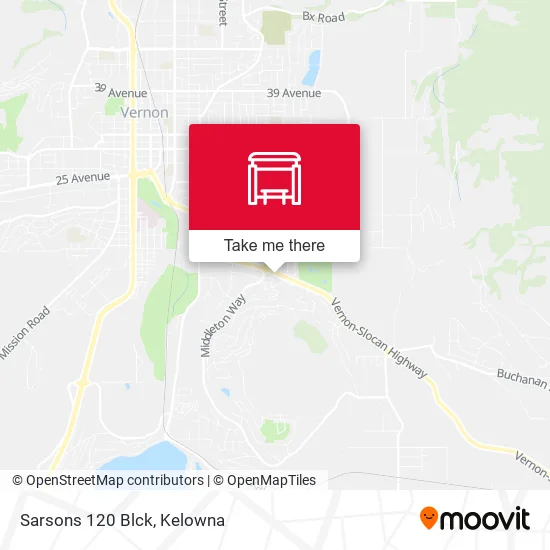 Sarsons 120 Blck map