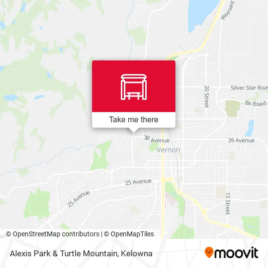 Alexis Park & Turtle Mountain map