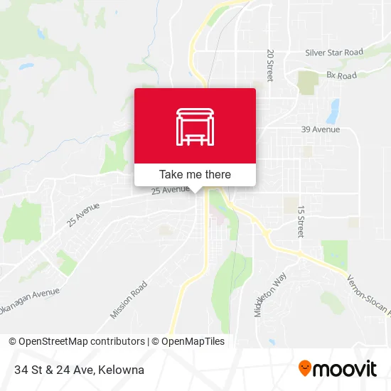34 St & 24 Ave map