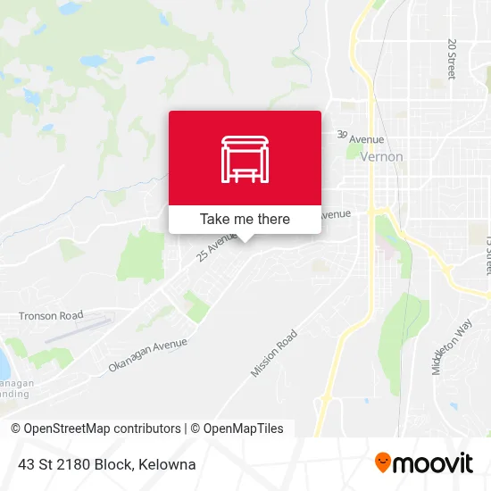 43 St 2180 Block map