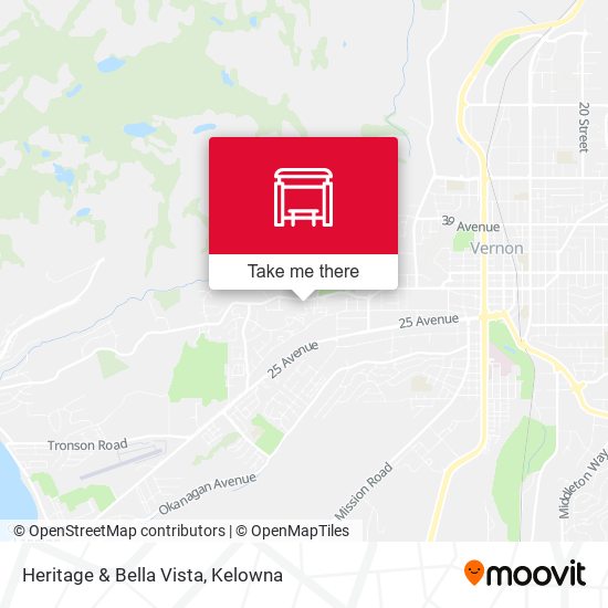 Heritage & Bella Vista map