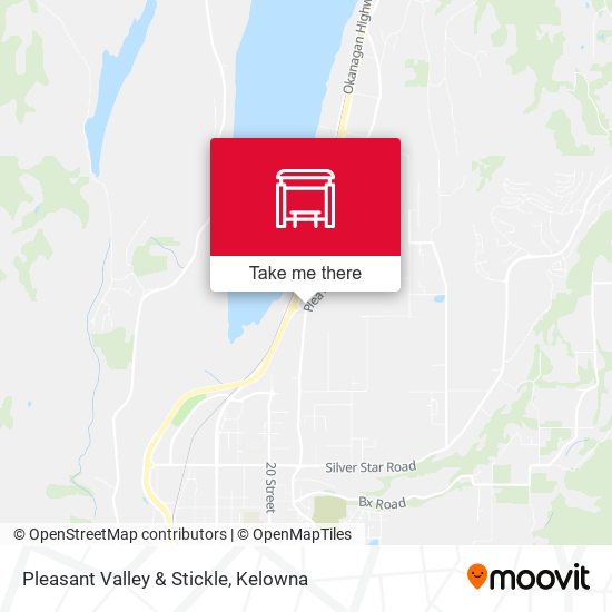 Pleasant Valley & Stickle map