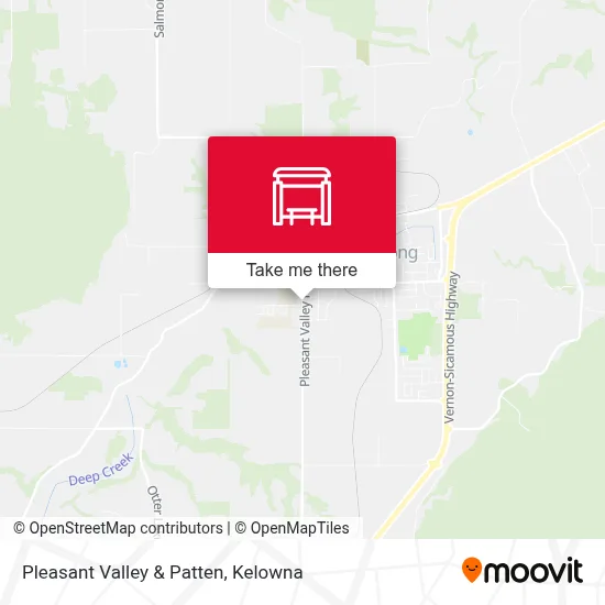 Pleasant Valley & Patten map