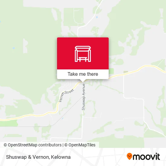 Shuswap & Vernon map