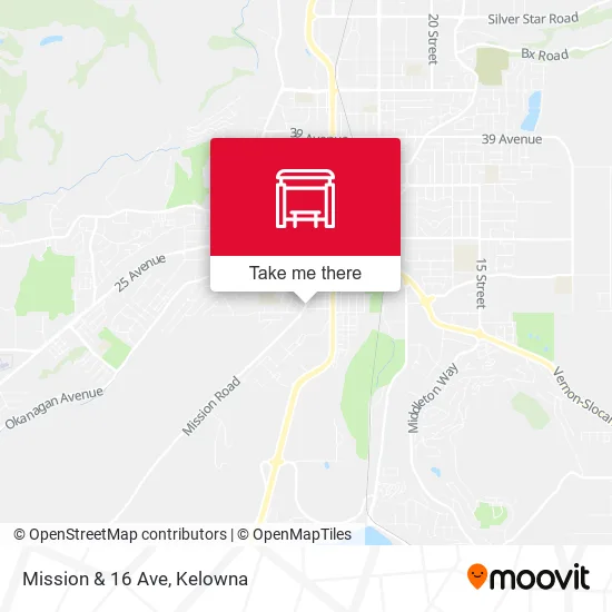 Mission & 16 Ave map