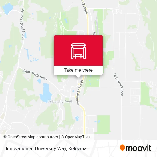 Innovation at University Way map