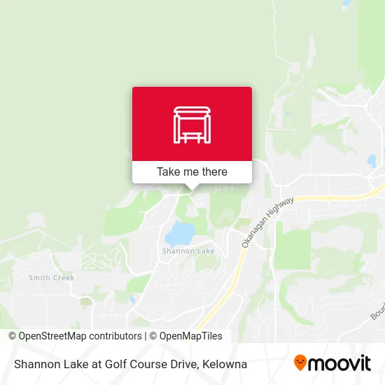 Shannon Lake at Golf Course Drive map