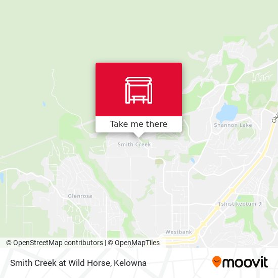 Smith Creek at Wild Horse map