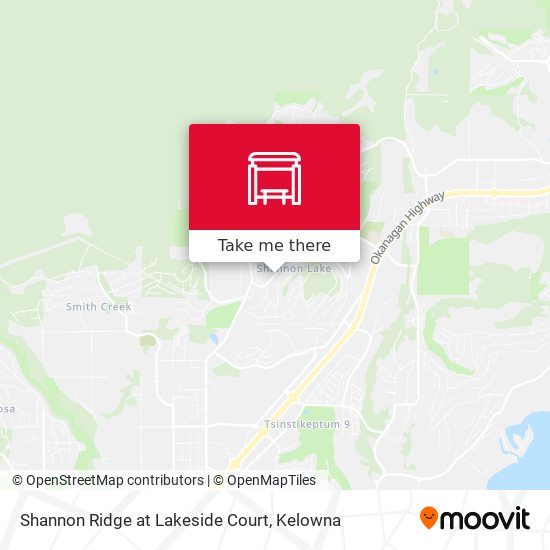 Shannon Ridge at Lakeside Court map