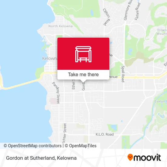 Gordon at Sutherland map