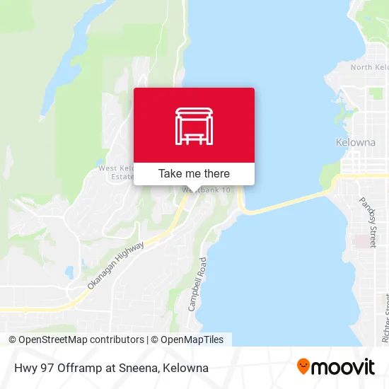 Hwy 97 Offramp at Sneena plan