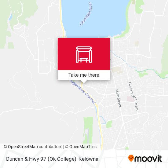 Duncan & Hwy 97 (Ok College) map