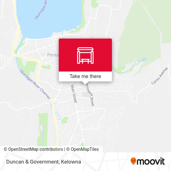 Duncan & Government map