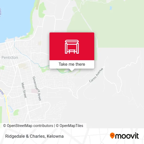 Ridgedale & Charles map