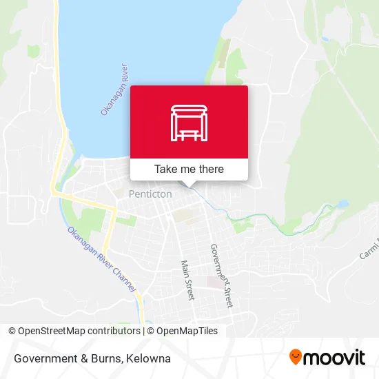 Government & Burns map