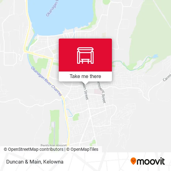 Duncan & Main map