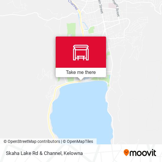 Skaha Lake Rd & Channel map