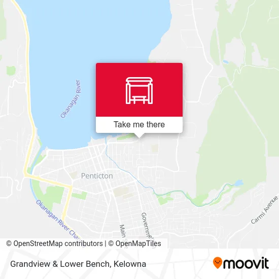 Grandview & Lower Bench map