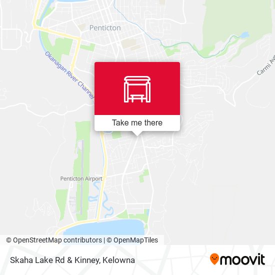 Skaha Lake Rd & Kinney map
