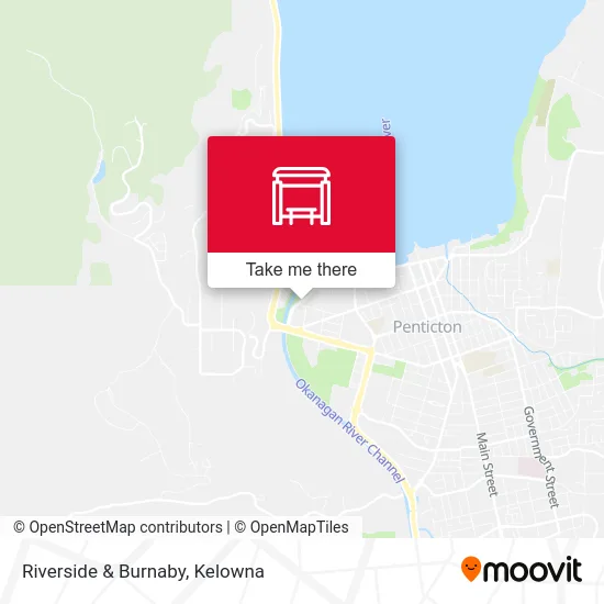 Riverside & Burnaby map