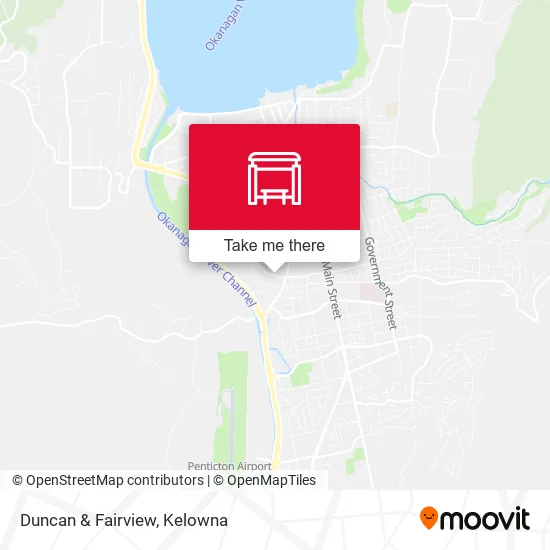 Duncan & Fairview map