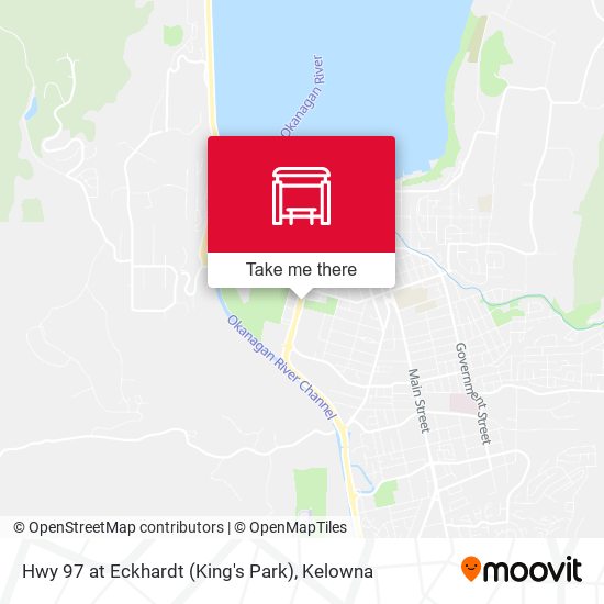 Hwy 97 at Eckhardt (King's Park) map