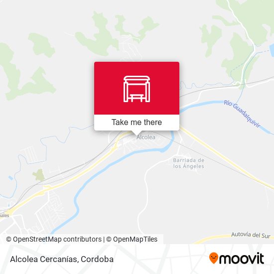 mapa Alcolea Cercanías