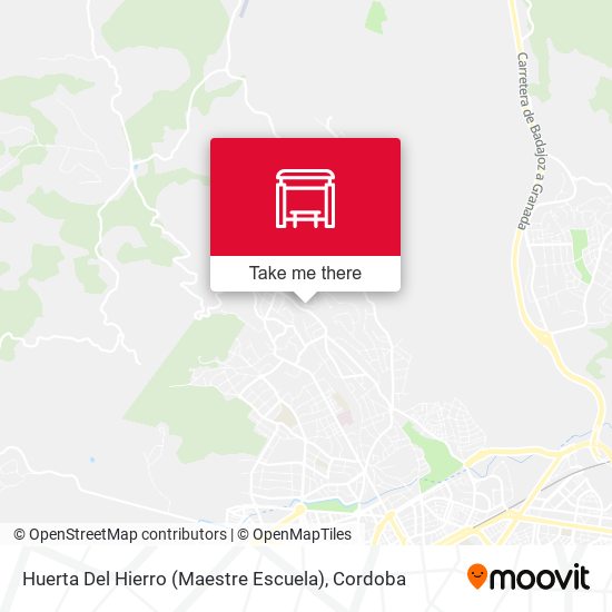 Huerta Del Hierro (Maestre Escuela) map