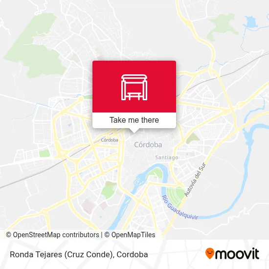 Ronda Tejares (Cruz Conde) map