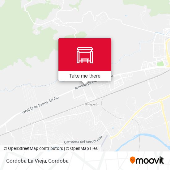 Córdoba La Vieja map